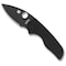 Spyderco 2024 Spyderco Lil' Native G-10 Black Black Blade/Compression Lock Plain SPY-C230GPBBK - alternate 3